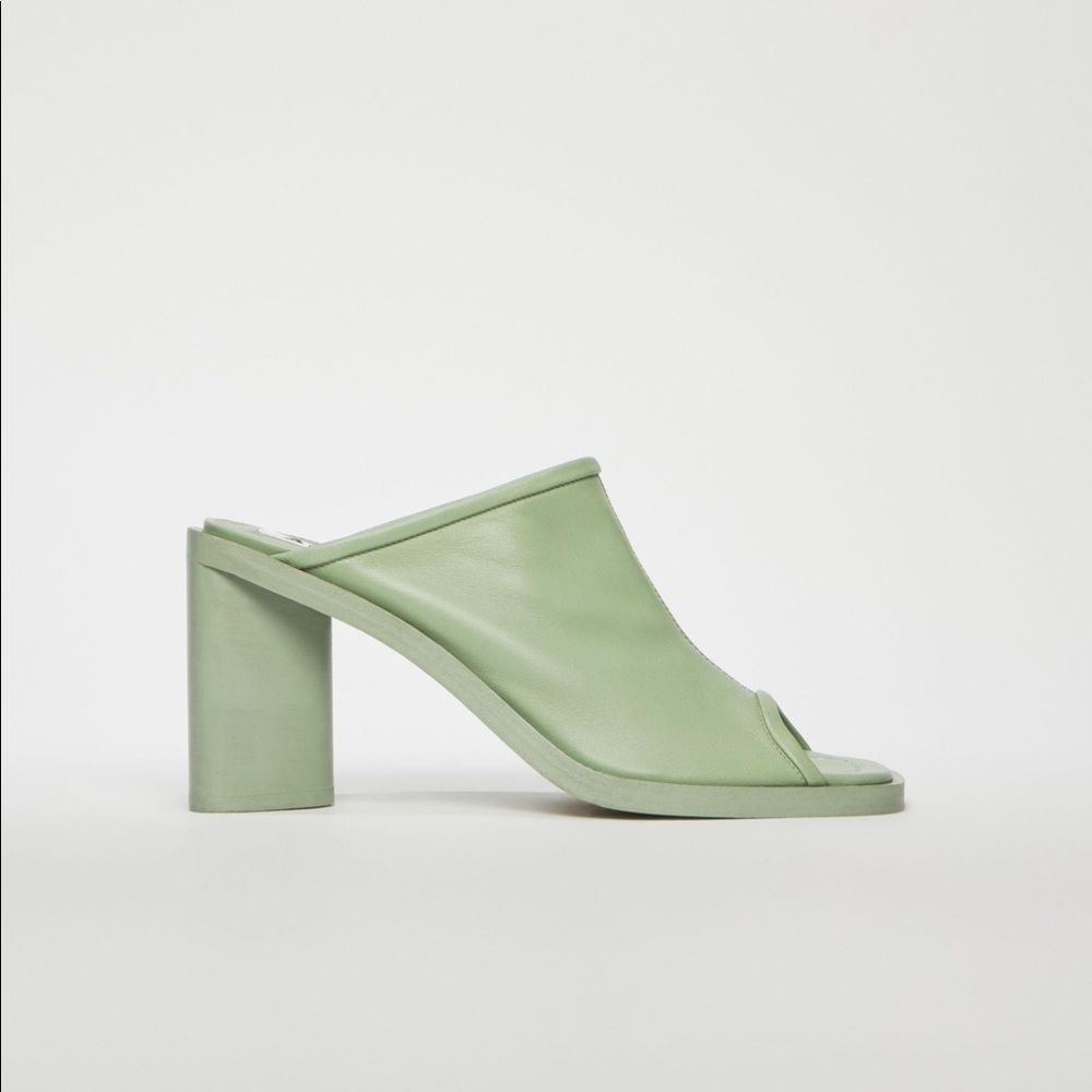Acne Studios Open Toe Leather Mules